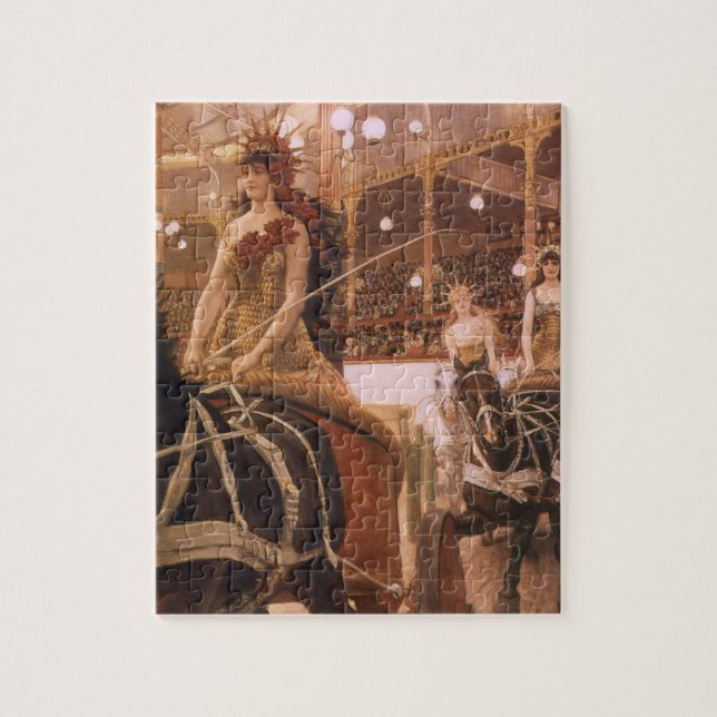 Puzzle Dames des Voitures (alias Cirque) de James Tissot (Vertical)