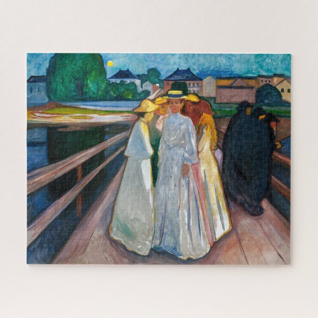 Puzzle Dames sur le pont | Edvard Munch | (Horizontal)