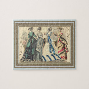 Puzzle Dames victoriennes élégantes