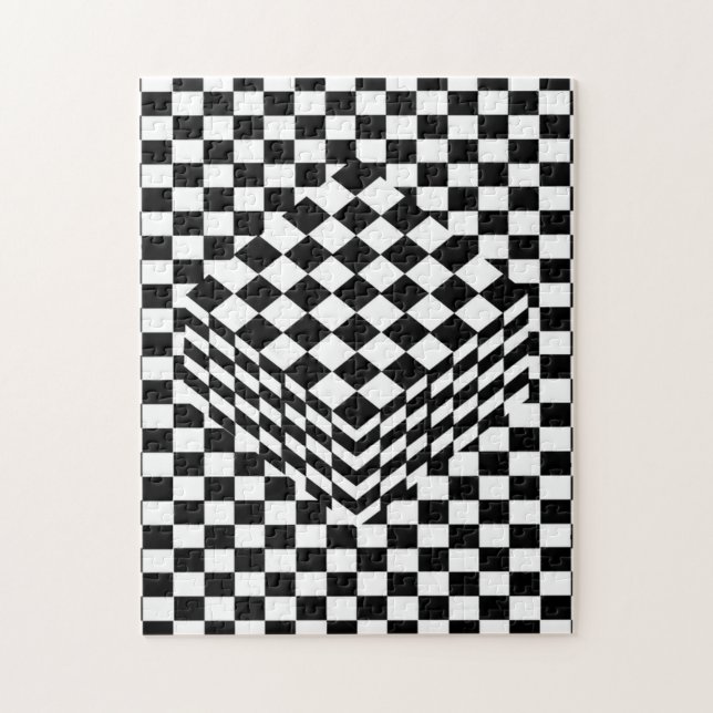 Puzzle Damier d'illusion (Vertical)
