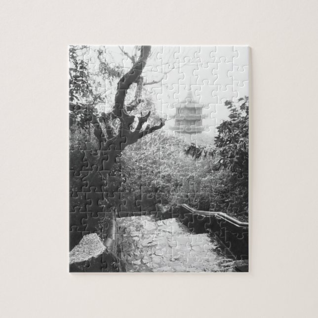 Puzzle Danang Vietnam, vue du temple Marble Mountain (Vertical)
