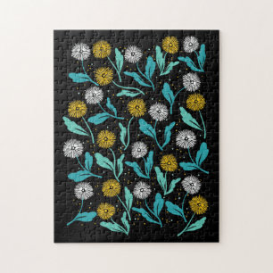 Puzzle Dandelion de printemps Fleurs et design Feuille