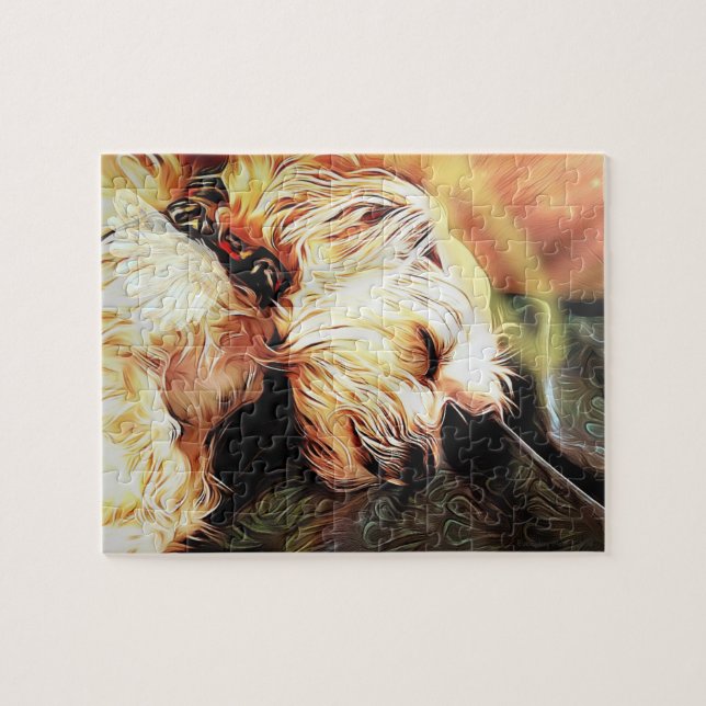 Puzzle d'ange de sommeil, 8" x 10", 110 morceaux (Horizontal)