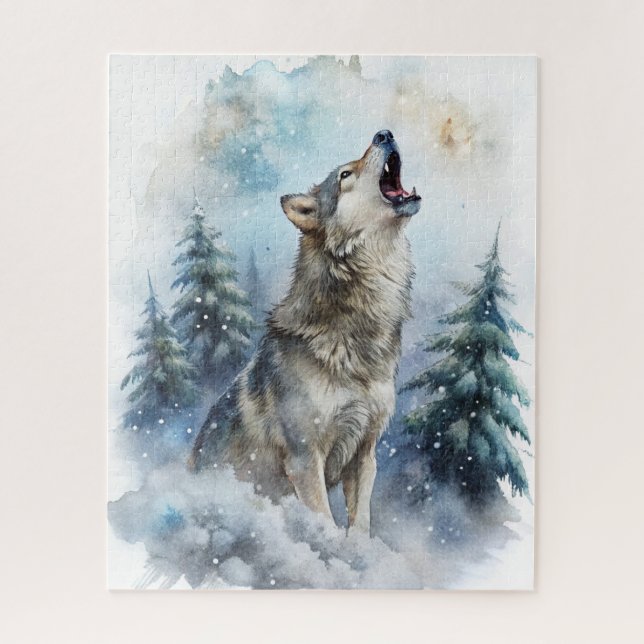 Puzzle d'animal de neige (Vertical)