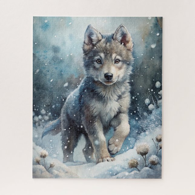 Puzzle d'animal de neige (Vertical)