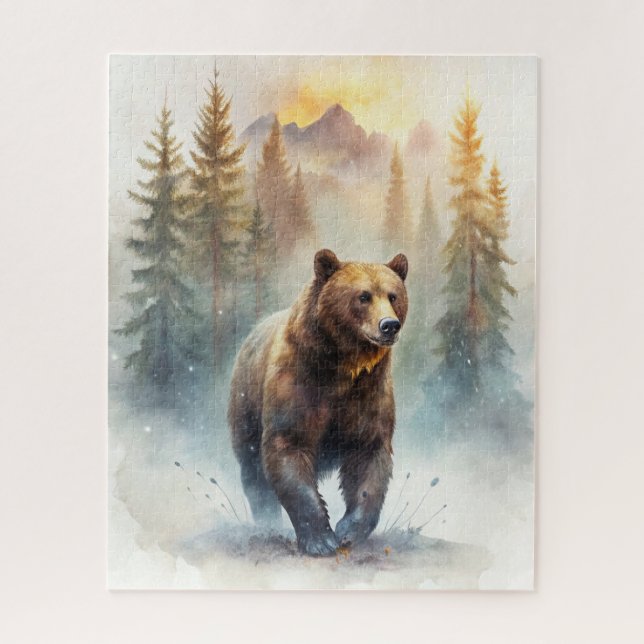 Puzzle d'animal de neige (Vertical)