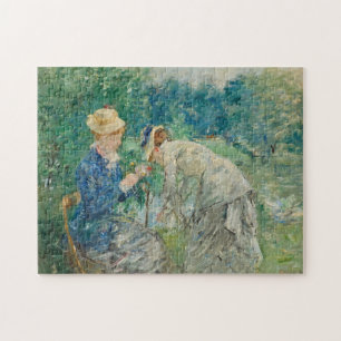 Puzzle Dans le bois de Boulogne   Berthe Morisot