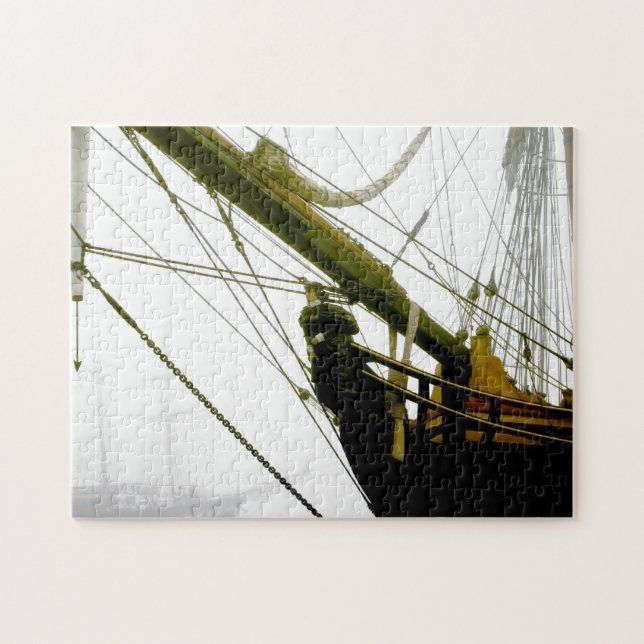Puzzle Dans le grand navire de la mer HMS Bounty Figurehe (Horizontal)