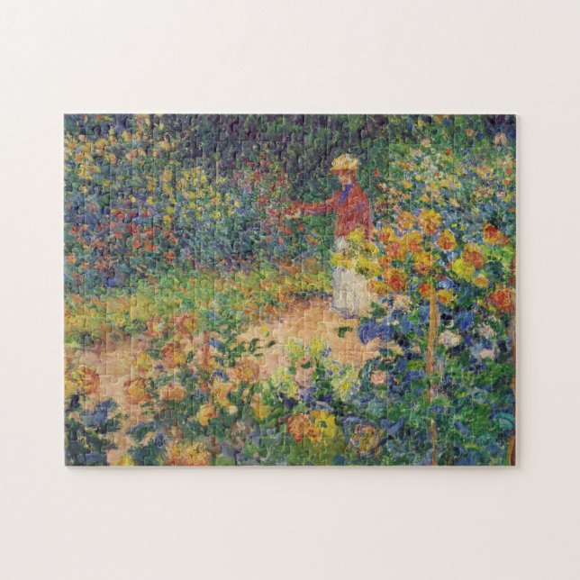 Puzzle Dans le jardin, Monet (Horizontal)