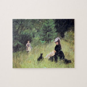 Puzzle Dans le pré par Berthe Morisot