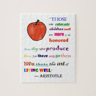 Puzzle Dans l'éloge des professeurs