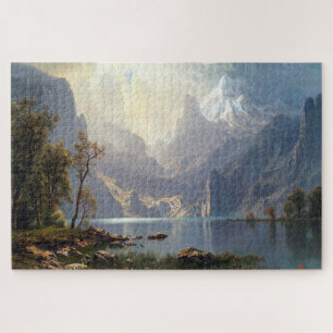 Puzzle Dans les Sierras, lac Tahoe, Albert Bierstadt