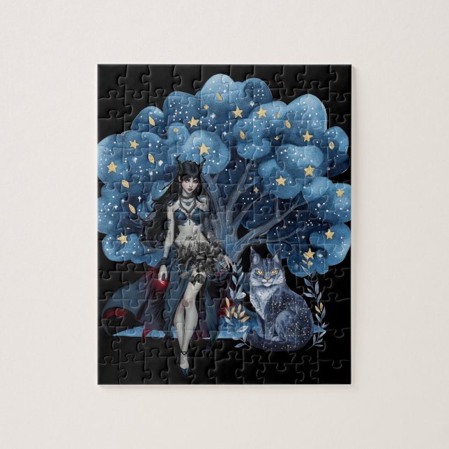 Puzzle Dans l'obscurité de la nuit (Vertical)