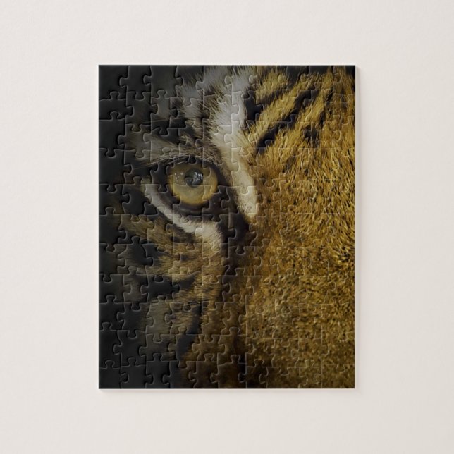 Puzzle Dans l'oeil d'un tigre (Vertical)