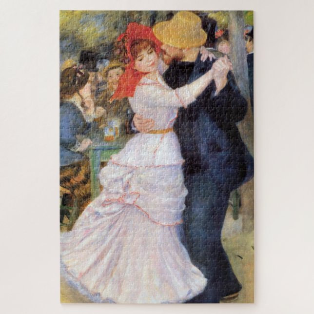 Puzzle Danse à Bougival - Peinture impressionniste Renoir (Vertical)