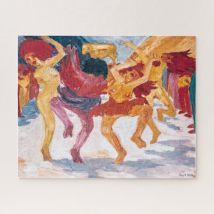 Puzzle Danse autour du veau d'or Emil Nolde