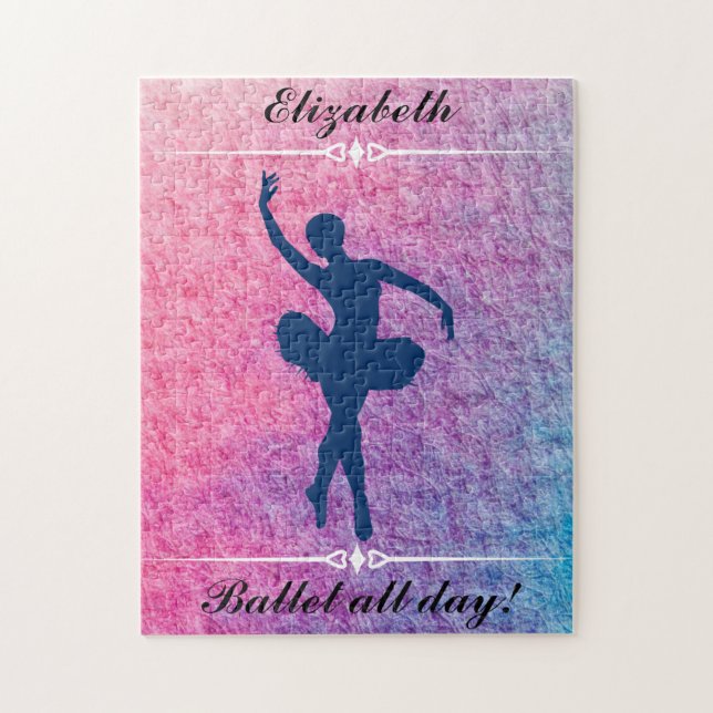 Puzzle Danse Ballet toute la journée Custom Ballerina (Vertical)