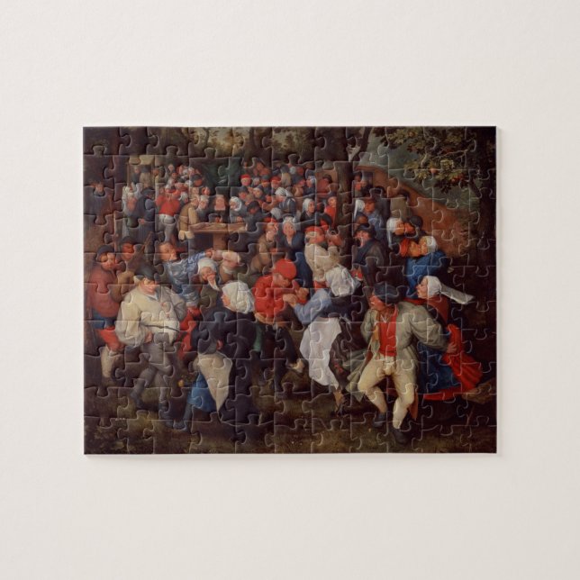 Puzzle Danse de village (huile sur le panneau) (Horizontal)