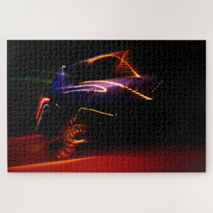 Puzzle danse de voiture violette