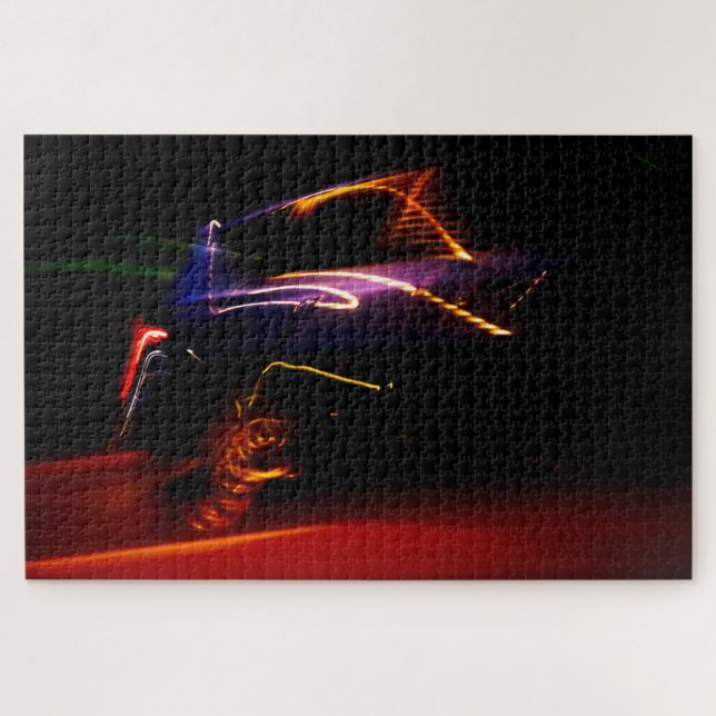Puzzle danse de voiture violette (Horizontal)