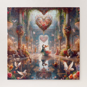 Puzzle Danse enchantée de la Saint-Valentin rococo victor