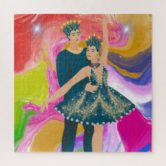 Puzzle Danse majestueuse des couleurs