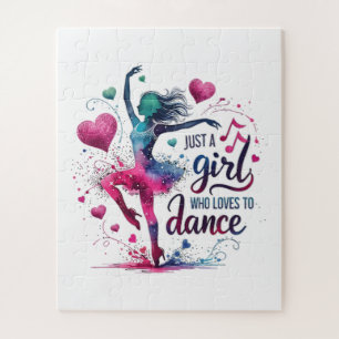 Puzzle Danse Rétro Juste Une Fille Qui Aime Danser