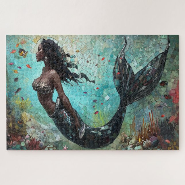 Puzzle Danse scintillante en mer de Mermaid (Horizontal)
