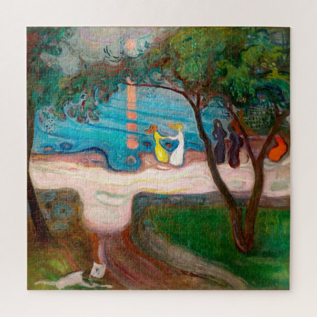Puzzle Danse sur un rivage | Edvard Munch | (Vertical)