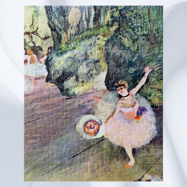 Puzzle Danseur avec un bouquet de fleurs d'Edgar Degas (Créateur téléchargé)