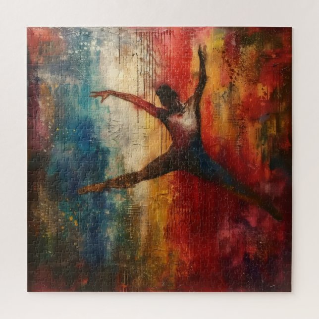 Puzzle Danseur de ballet Art Abstrait (Vertical)