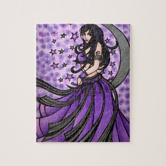 Puzzle Danseur du ventre Violet Moon (Vertical)
