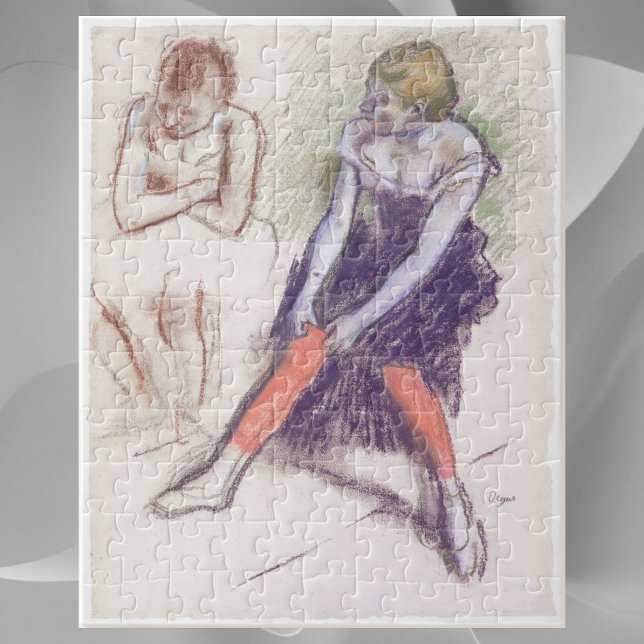 Puzzle Danseuse avec des Bas rouges par Edgar Degas (Créateur téléchargé)