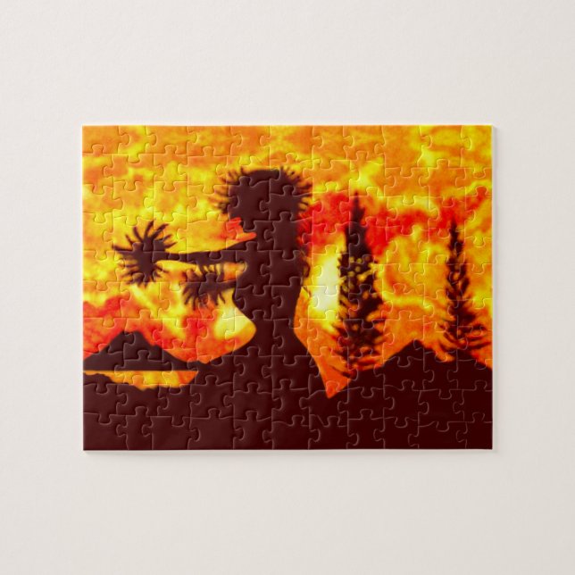 Puzzle Danseuse de hula  (Horizontal)