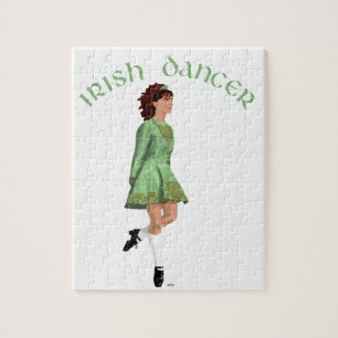 Puzzle Danseuse de step irlandais - Vert