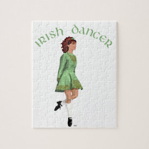 Puzzle Danseuse de step irlandais - Vert
