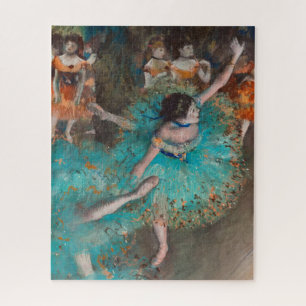 Puzzle Danseuse en vert, danseuse en mouvement par Edgar