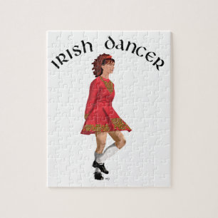 Puzzle Danseuse Irlandaise en Rouge