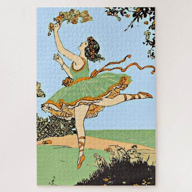 Puzzle danseuse joyeuse (Vertical)
