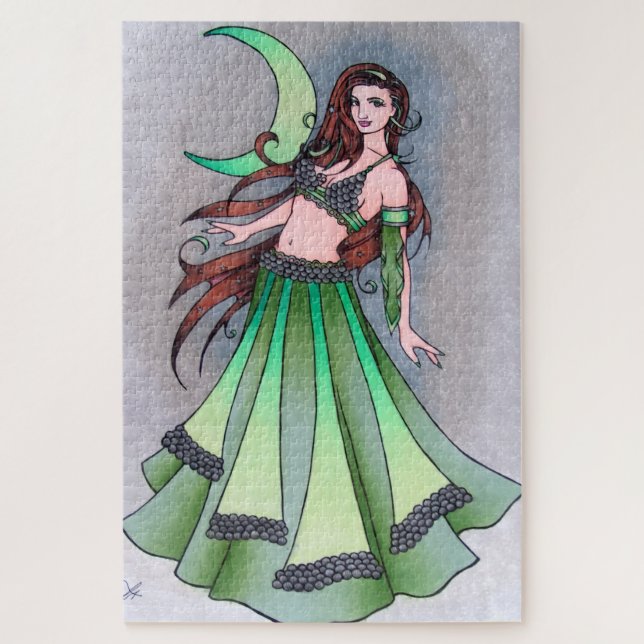 Puzzle Danseuse orientale lune cancer (Vertical)