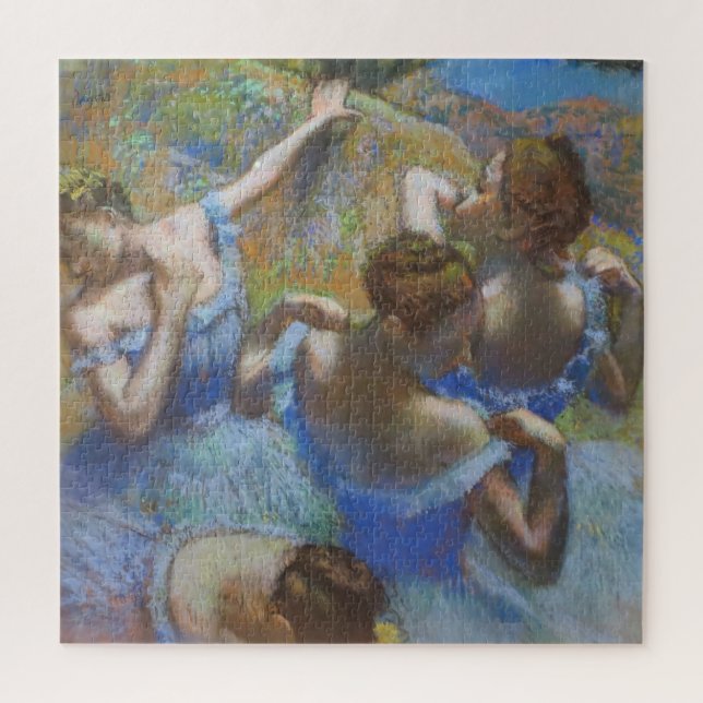 Puzzle Danseuses bleues vintage d'Edgar Degas, Art de bal (Vertical)