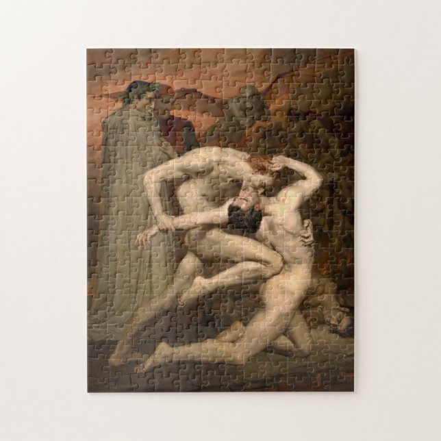 Puzzle Dante et Virgil par William-Adolphe Bouguereau (Vertical)