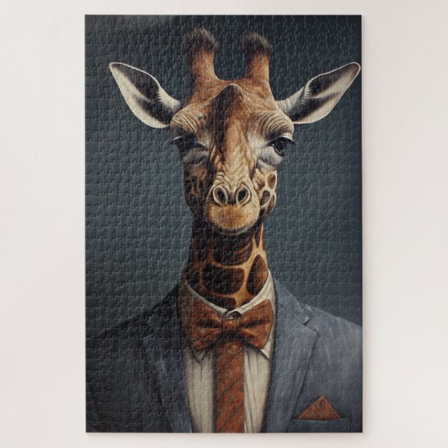 Puzzle Dapper Giraffe (Vertical)