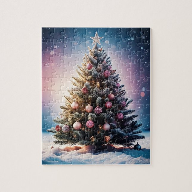Puzzle d'arbre de Noël (Vertical)