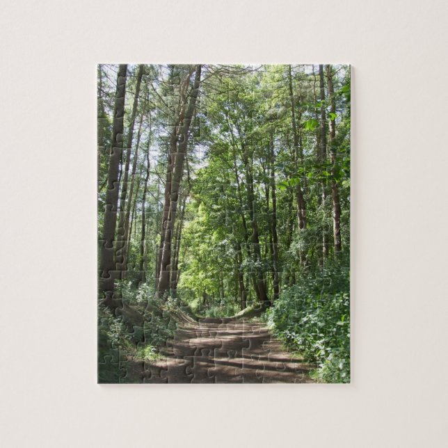 Puzzle d'arbres de bois (Vertical)