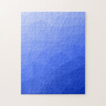 Puzzle Dark Blue gradient geometric mesh pattern Triangle<br><div class="desc">Dark Blue gradient geometric mesh pattern Triangle Jigsaw Puzzle. 
Triangle geometric mesh with light dark blue ombre gradient.</div>