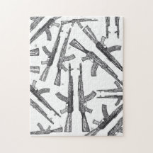 Puzzle d'arme à feu d'AK47