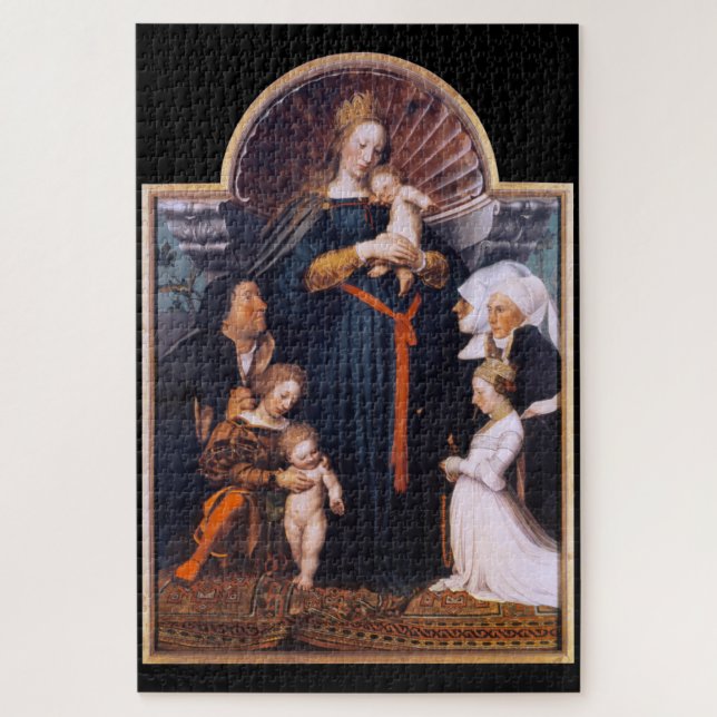 Puzzle Darmstadt Madonna, Holbein le plus jeune (Vertical)