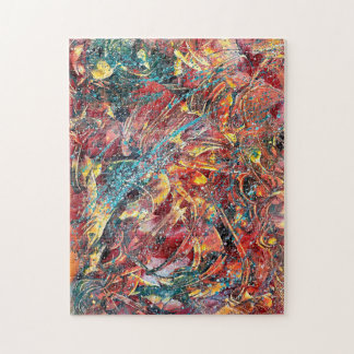Puzzle d'Art Abstrait Contemporain