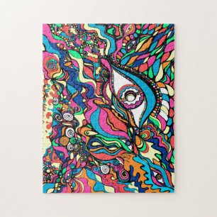 Puzzle d'art abstrait de Grand-Oeil
